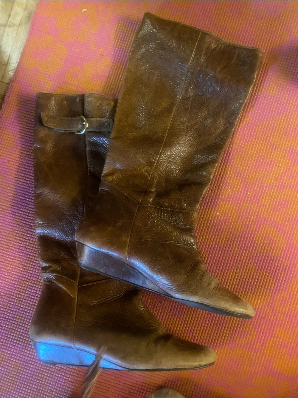 Brown Leather Tall Women's Boots - Classic Knee High Style